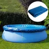 Tamanho grande piscina capa de pano suporte piscina capa inflável natação poeira fralda redonda pe para jardim ao ar livre 240y