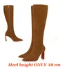 Luxury Designer Red Bottom Boots 여자 부츠 Chelsea Over The Knee Boot High red bottoms heels Lady Pointed-Toe Pumps Ankle Short Heel Booties