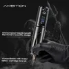 Tattoo Guns Kits Ambition Portable Wireless Pen Machine Lithium Batterie Netzteil Block 1950mAh LED Digitalanzeige Ausrüstung 230417