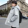 Männer Jacken Jacke Winter 2023 Für Herren Koreanische Mode Graben Mit Kapuze Ropa Y2k Kleidung Langarm Kleidung Unten Warme Dicke mantel 231116