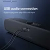 Колонки для сотовых телефонов Baseus DS10 Настольный мини-динамик звуковой панели Bluetooth 5.3 Трехрежимный звук Сабвуфер объемного 3D-звука Звуковая коробка для портативных ПК Q231117