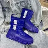 Designer Snow Boots Australian women's boots dopamine Jelly shoes Fleece for warmth thick-soled cotton shoes Outdoor Waterproof and non-slip Rainboots