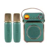 Haut-parleur BT intégré K, ensemble Audio, Microphone pour enfants, chanson à domicile, Portable, sans fil, pour l'extérieur, lecture de musique Mp3