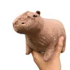 Poupées en peluche Simulation Fluffty Capybara animaux en peluche peluche poupées douces vraie vie Capybara poupées enfants jouets Peluche cadeau de noël 18 cm 230417