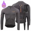 サイクリングジャージーセットPNS 2024 PRO ROAD BIKE WINTER FLEECE PRO CYCLING JERSEY SET MOUNTIAN BICYCLE CLOSSION REAS