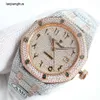 Audemar Pigue Reloj AP Relojes de diamantes Diseñador completo Ap Auto Reloj de pulsera Wxau Movimiento mecánico de alta calidad Piglet Uhr Bust Down Montre Iced Out Royal r rj