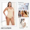 Kobiety damskie Thongs Bodysuit kobiet Shapewear Control Body Shaper gładki niewidoczny pod sukienką odchudzającą bieliznę Kamisole kombinezon