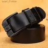 Ceintures 100% véritable ceinture en cuir véritable pour hommes marque de luxe concepteur de haute qualité en alliage boucle ardillon ceintures pour jean affaires 2023 CowskinL231117