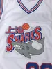 Jimmer Fredette #32 Shanghai Sharks Camisa de basquete masculina branca S-2xl