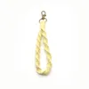 Figurines décoratives décoration de sac créatif corde de coton tissé à la main porte-clés Bracelet exquis pendentif Anti-perte clés de voiture