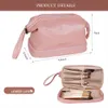 Cosmetic Bags Large Capacity Travel Multifunction Pink for Women Toiletries Organizer Girl Storage Make Up Case Tool 230417