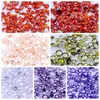 Décorations d'art d'ongle 100 pièces 1mm-4mm 5A et tailles mixtes perles rondes coupe CZ pierre brillant Siam couleur cubique zircone gemmes synthétiques