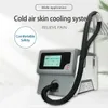 Cryo Chłodzenie systemu zimnego powietrza Ból Relief Mięsień rozluźnij po leczeniu laserowym Odzyskiwanie urządzenia pomocnicze Laser