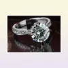 Choucong Brand Design Women Jewelry 3CT Diamond 925 Sterling Silver Engagement Wedding Band Ring for Women3660564