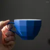 Kopjes schotels vaste kleur creativiteit modern beker schotel porselein Noordse milieuvriendelijke koffie herbruikbaar handgemaakte bardak drinkware ek50bd