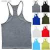 Topy z czołgami męskimi 2021 Tank Gym Top Men Men Fitness Clothing Kamizelka Bawełna Człowiek Canotte Kulturysty