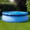 Tamanho grande piscina capa de pano suporte piscina capa inflável natação poeira fralda redonda pe para jardim ao ar livre 240y