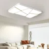 Kroonluchters vierkant gevormde witte led voor woonkamer dineren indoor verlichting lamp luminaria woning decoratie glans armaturen lichten