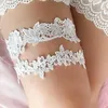 Headpieces Bridal Garter Handmade Rhinestone Inlaid Sexy Thigh Dress And Elegant Bridesmaid Lace Leg Rings