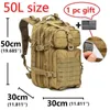 Pakiety plecakowe 30L/50L 1000D nylonowe wodoodporne plecak na zewnątrz wojskowy plecak taktyczny sport