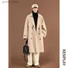 Trenchcoats voor heren Koreaanse stijl lente/herfst trenchcoat heren/dames streetwear windjack trenchcoat heren effen zakelijk casual losse lange overjas Q231118