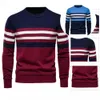 Herensweaters Herensweater Elastische manchet Ronde hals Antikrimppasvorm Winter voor uitgaan 231116