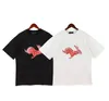 AM Designer-T-Shirt in limitierter Auflage von 2023 Rabbit Year New Couples Tees Streetwear Summer Fashion Shirt Splash-Ink Letter Print Design Couple Short Sleeves