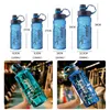 water bottle 3000ML Large-capacity Sport Water Cup Summer Portable Sports Water Cup Plastic Water Cup Camping Hiking Outdoor P230324