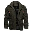 Jackets masculinos Men Jackets de inverno Casacos militares Jackets de carga de vários bolsos de alta qualidade Casual casual de algodão casacos de inverno Parkas tamanhos 6xl 230417