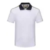 Designer Men's Tee New Cotton Creas Resistant andningsbar t-shirt Lapel Commercial Fashion Casual Print High-End Polo Short Sleeve M-3XL Polo01