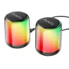 Haut-parleurs portables Bluetooth haut-parleur stéréo surround 12 couleurs effet de lumière ordinateur amplificateur audio sports de plein air haut-parleurs de fête