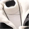 Vestes pour hommes Mode Manteau rembourré en coton Hommes Nouveau Simple Japonais Frais Trois Rayures Épaisses Veste À Capuche Amoureux Casual Colla Debout Dhbki