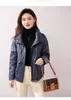 OC-Lauren S 40M995女性の本物の革のコート冬の服をダウンジャケット肥厚シープスキン