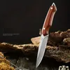 1pc Stainless Steel Pocket Knife - Mongolian Handle, Perfect for Outdoor Camping & Cutting Meat, Fruits & More!