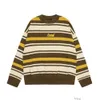 Maglioni firmati Maglione da uomo con cappuccio Drew Stripe Ricamato Volto sorridente Lettera Uomo Donna Amanti Autunno Inverno High Street Fashion Br Sciolto Versatile lavorato a maglia Swe