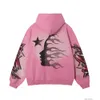 Designer Hoodies Mode Herensweatshirts Streetwear Trend Merk Hellstar Kirin Arm Print Roze Hoge Kwaliteit Losse Katoenen Casual Hoodie Trui Mannen