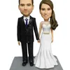 Other Event Party Supplies Custom Bobbleheads Figures Personalized Couple Wedding Cake Topper Human Figure Fix Head Sculpture Sports 230414