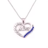 Pendant Necklaces Mother's Day MOM Word Engraved Heart Great Maternal Love Necklace Gift For
