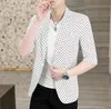 Mens Suits Designer Blazers Man Classic Casual Floral Print Luxury Jacket Marca