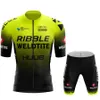 Ensembles de maillots de cyclisme Fluorescent Huub Ensemble de sweat-shirt de vélo d'été Chemise à manches courtes pour hommes MTBJersey Vêtements de vélo pour hommes Maillot de vélo ciclima 230414