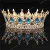 Kristall Vintage Royal Queen King Tiaras und Kronen Männer/Frauen Festzug Prom Diadem Haarschmuck Hochzeit Haarschmuck Accessoires ModeschmuckHaarschmuck