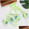 Dog Toys & Chews Handmade Pet Dog Chew Toy Powder Cotton Rope Knot Toys Combination Bite Molar Interaction Puppy Teething Supplies Dro Dhpu7