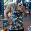 Canotte da uomo Camouflage Muscle Vest Uomo Maglia Abbigliamento da palestra Bodybuilding Stringer Canotta Uomo Training T-shirt senza maniche Fitness Uomo Canotta T230417