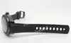 VSF Factory Besttime Super Men's 43,5mm keramisk ram (uni-riktning) All svart urtavla gummiband med Tang Buckle Automatisk rörelse 8806 armbandsur