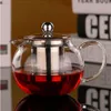 Heat Resistant Glass Tea Pot Flower Set Puer kettle Coffee Teapot Convenient With Infuser Office Home Teacup318c