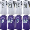 Tryck män kvinna stad basket Kris Dunn Jersey 11 Ochai Agbaji 30 Taylor Hendricks 0 Keyonte George 3 Kelly Olynyk 41 Simone Fontecchio 16 Earned Icon Pure Cotton