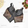 Canotte da donna Camis 2023 Nuovo francese Bustier Reggiseno Paillettes Glitter Canotta Donna Backless Cropped Tops Sexy Nightclub Party Canotta Stage Arriva T230417