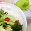 Fruit Vegetable Tools Vegetables Salad Spinner Lettuce Leaf Vegetable Dehydrator Greens Washer Dryer Drainer Crisper Strainer For Washing Drying Leafy 230417