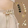 3/6 Pcs Women's Clothing Brooch Set Pearl Rhinestone Brooches for Women Lapel Pin Tightening Waist Pin Diy Accessories Fashion JewelryBrooches accessories