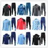 2023 2024 Hot Belling فرق مختلطة الرجال Kids City City Football Tracksist Tracksuit Suit Men Kids Child 23 24 Long Sweeve Sports Soccer مجموعات الأولاد على قيد الحياة